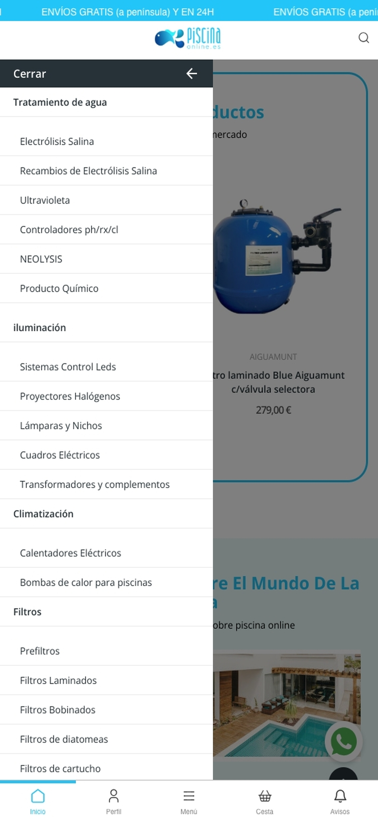 Piscina Online – Todo piscinas screenshot 3