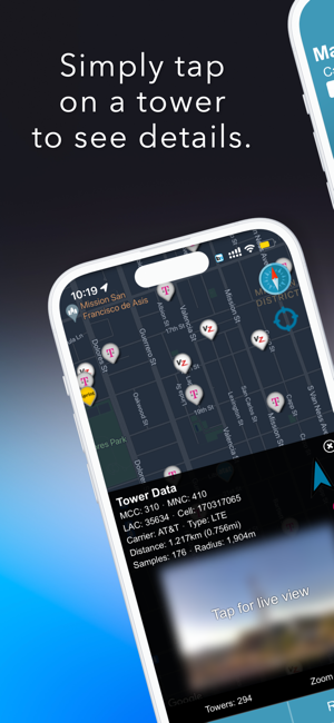 ‎Cellular Network Signal Finder Screenshot