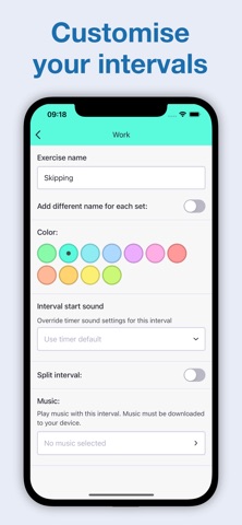 Hi Timer: interval timer, HIIT Screenshot 3 of 9