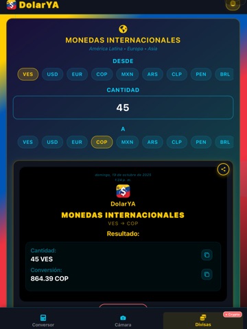 DolarYA iPad screenshot