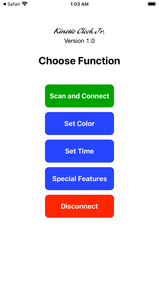 #1. Kinetic Clock Jr. Remote (iOS) Με: Robert DeLossa