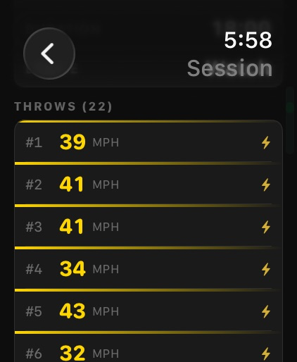 Arm Speed Motion Analyzer screenshot 19