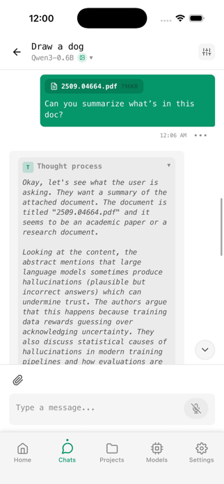 Off Grid - Private AI Chat Screenshot 3 of 9