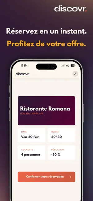 Discovr: Restaurants & Offres screenshot 2