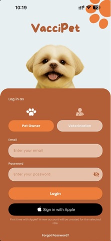 VacciPet App Screenshot 1 of 6