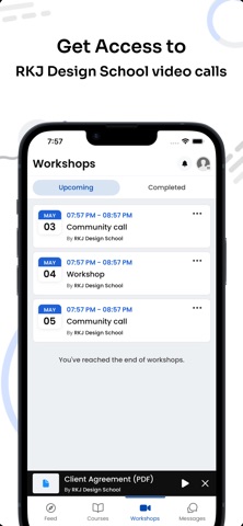 RKJ Design School iPhone screenshot