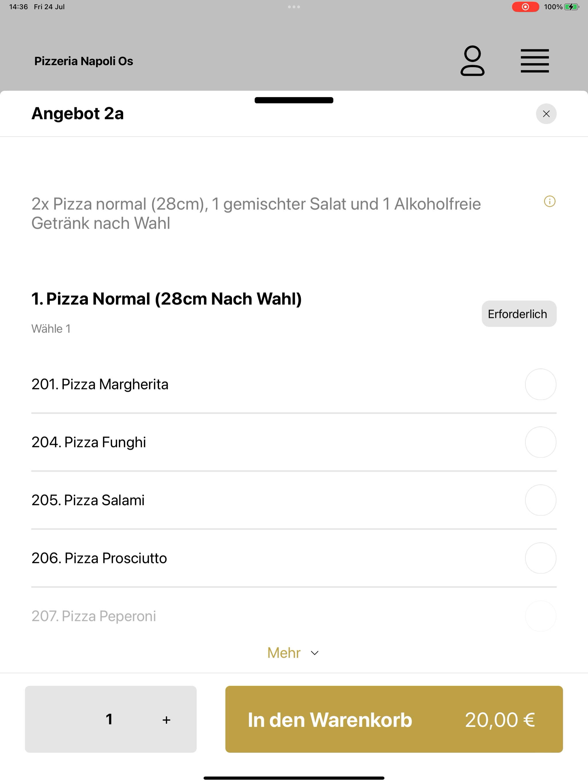 Pizzeria Napoli Os screenshot 15