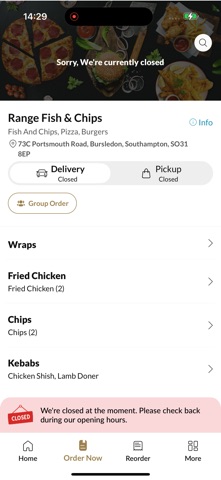 Range Fish & Chips screenshot
