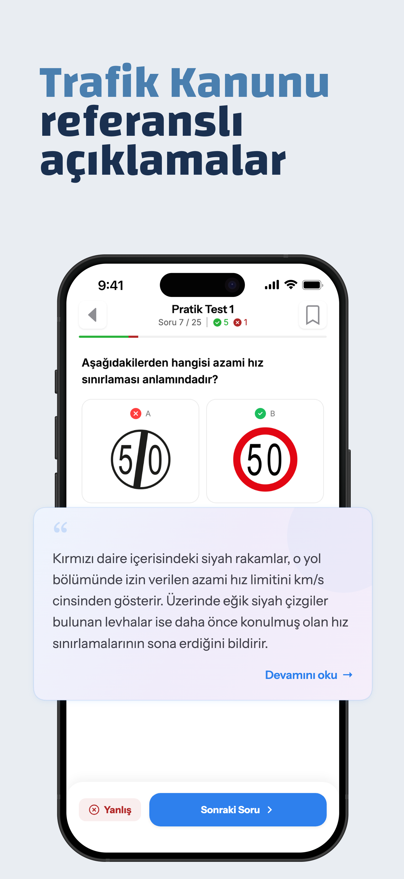 Ehliyet Sınavı Çıkmış Soruları