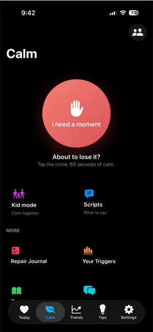 CalmParent Coach screenshot 2