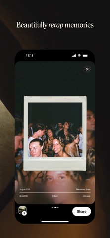 Retro — Photos with Friends iPhone screenshot