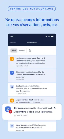 Capture d'écran de ZenchefOS For Restaurants sur iPhone 5