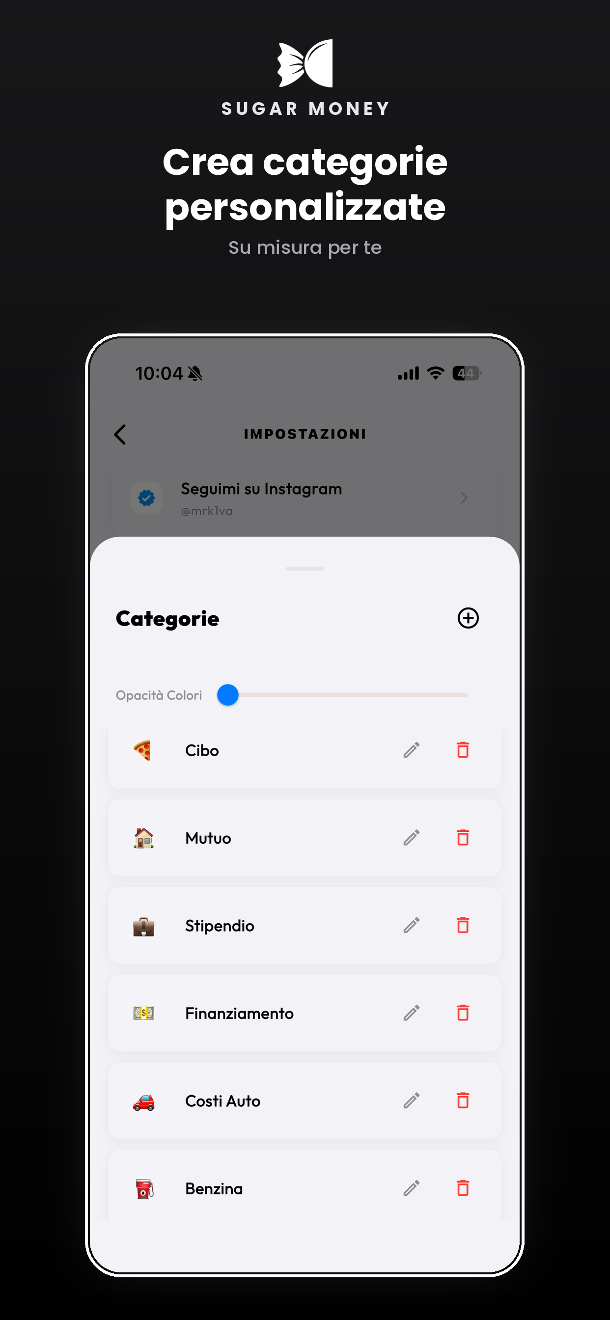 Sugar Money: Gestione Spese screenshot 6