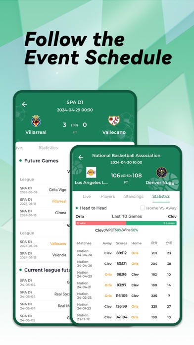 XScorez: Live scores & news Screenshot