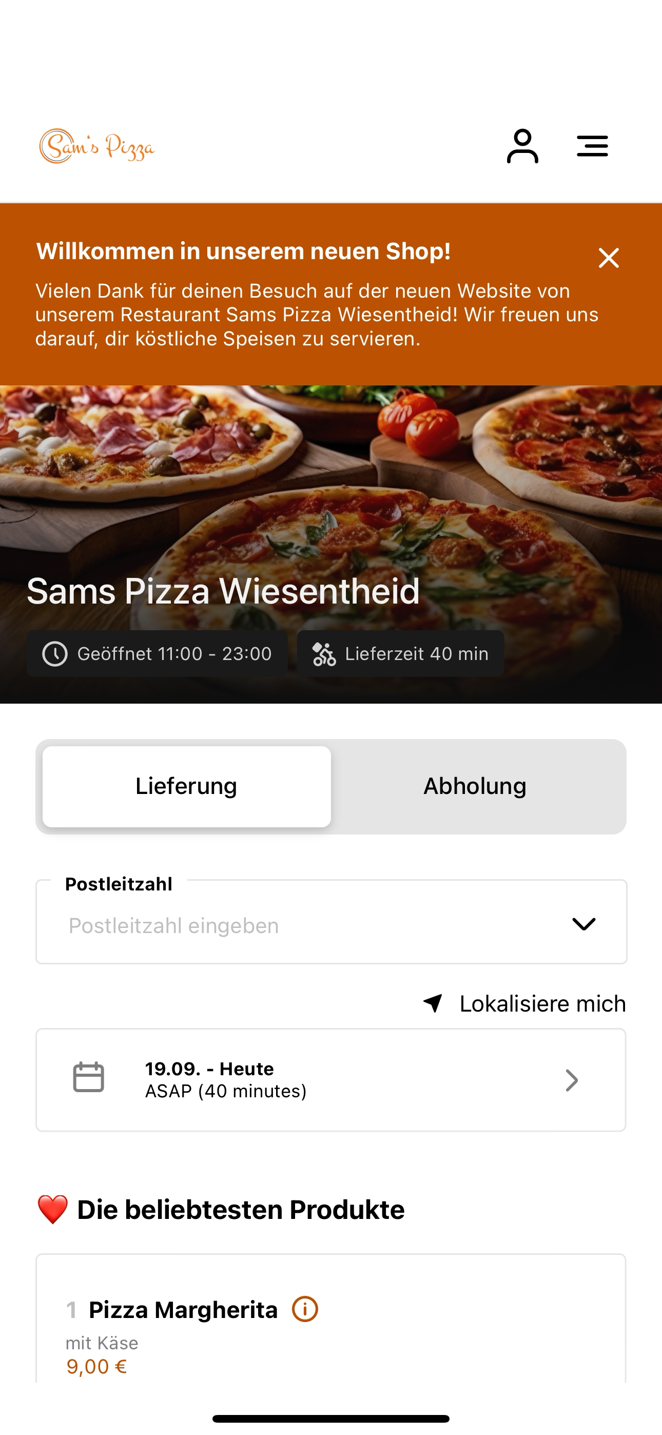 Sam's Pizza Wiesentheid