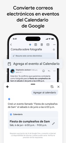 El correo electr. de Google App Store preview screenshot 8