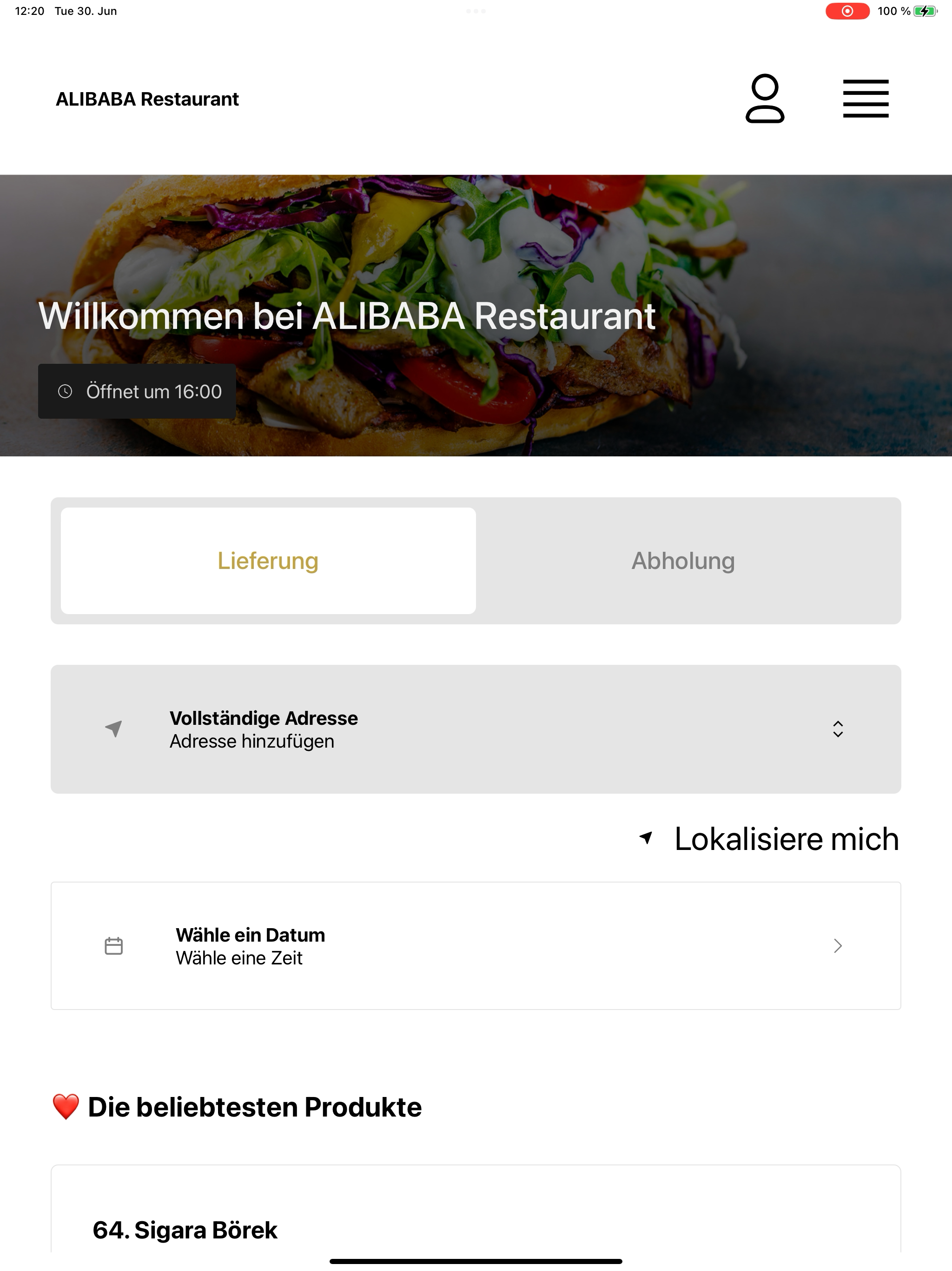 ALIBABA Restaurant