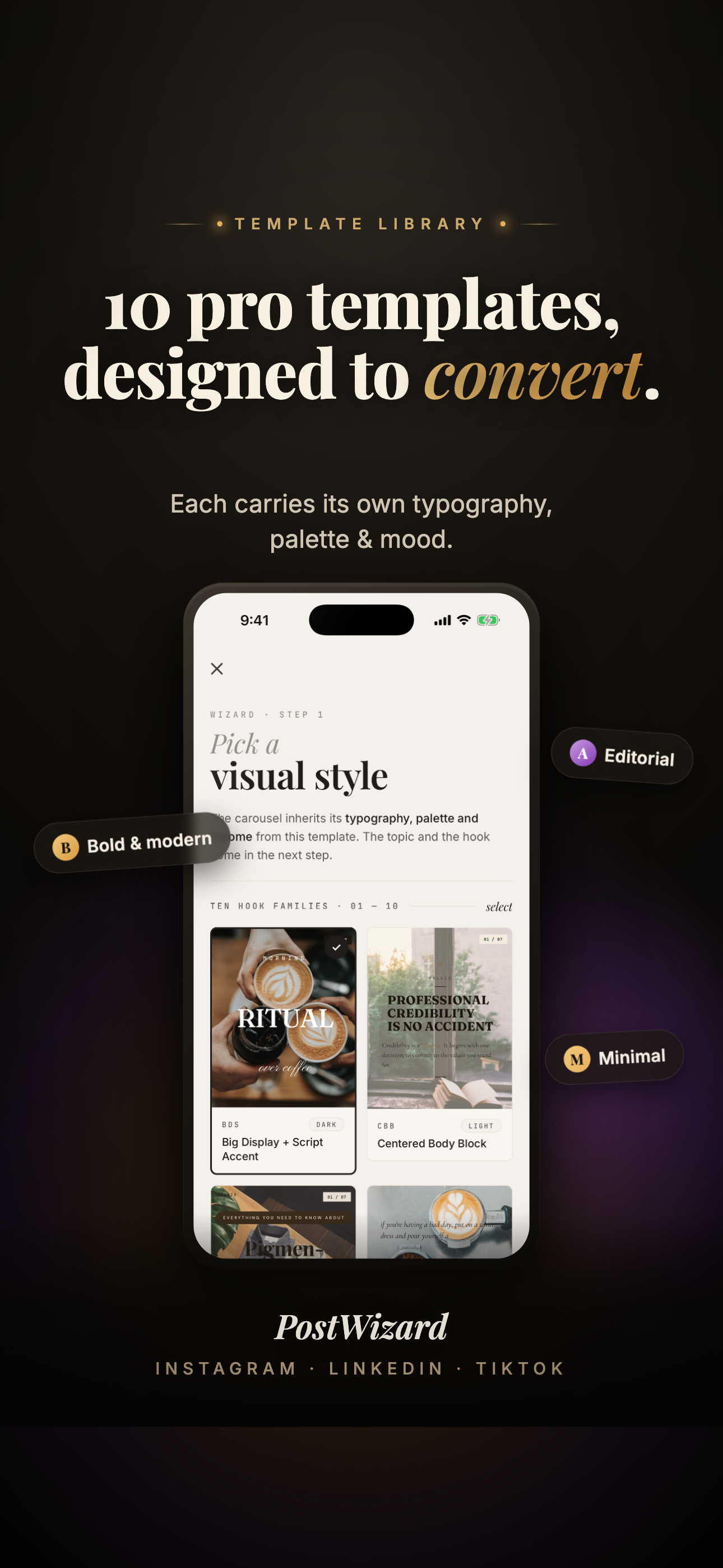 PostWizard: AI Carousel Maker screenshot 4