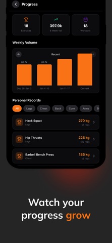 Gymguru: Workout Tracker Screenshot 3 of 5