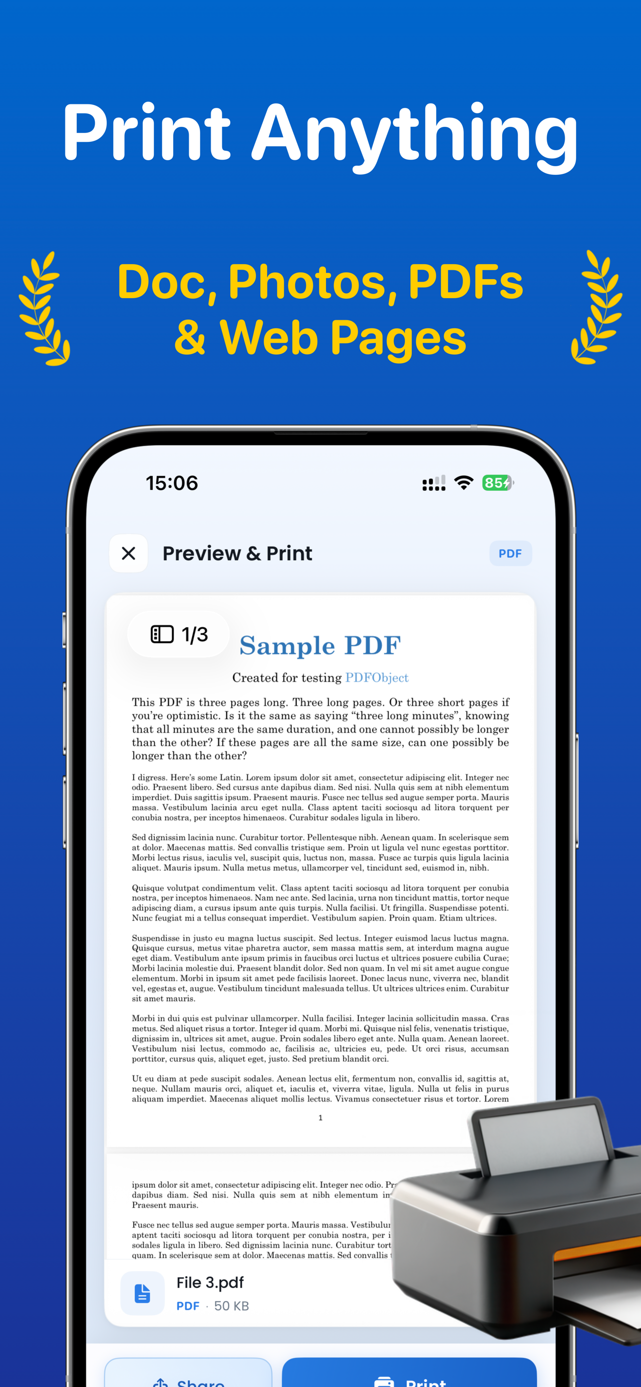 Mobile Print: Air Printer App