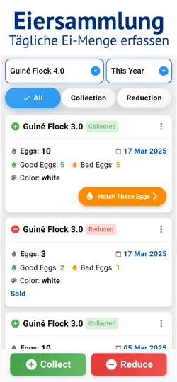 Screenshot von Geflügel & Hühner Farm Manager auf dem iPhone 2