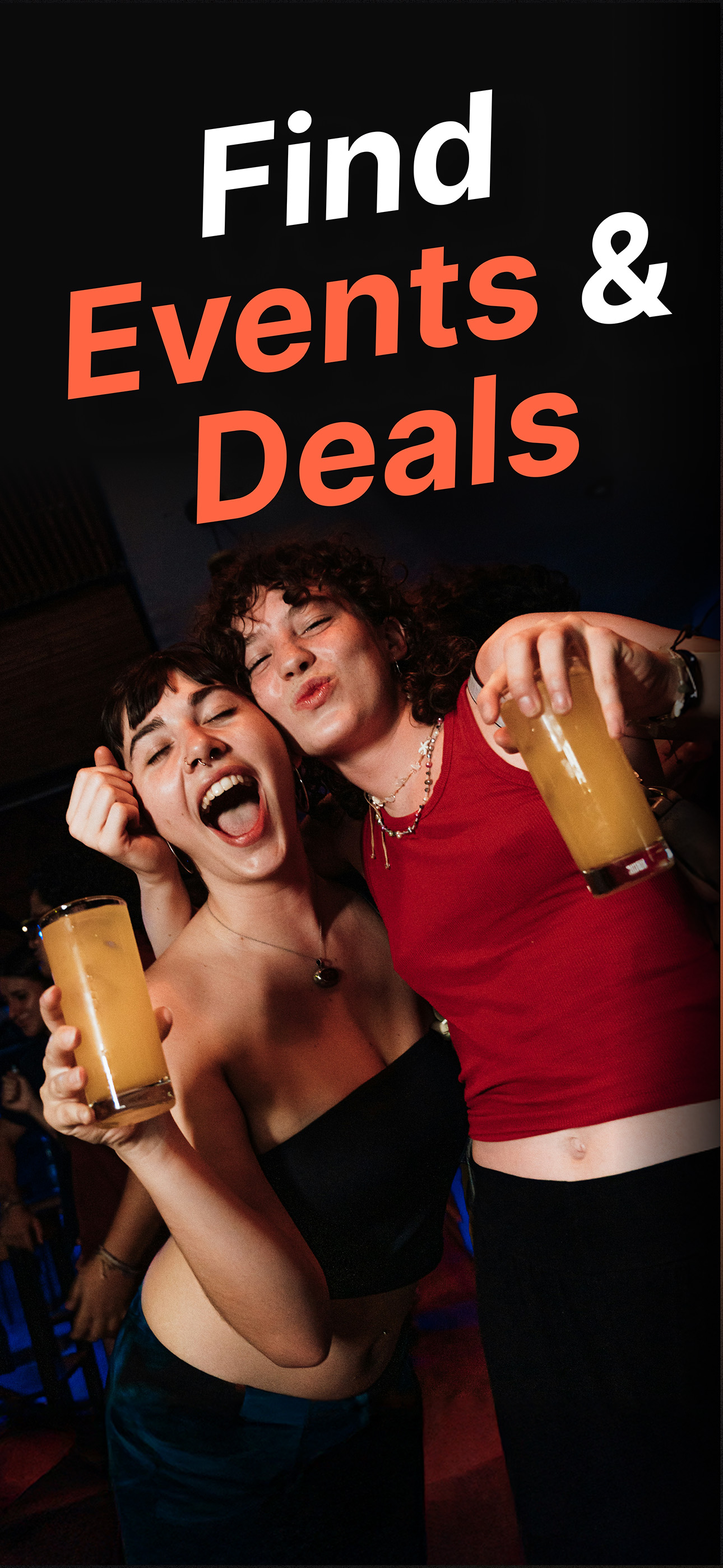 Qrush: Events, Deals & Friends