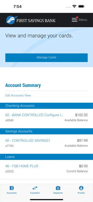 First Savings Bank Mobile screenshot 3