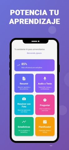 EinstIA - IA para Estudiantes iPhone screenshot