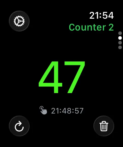 Screenshot #2 pour WristCounter Watch App