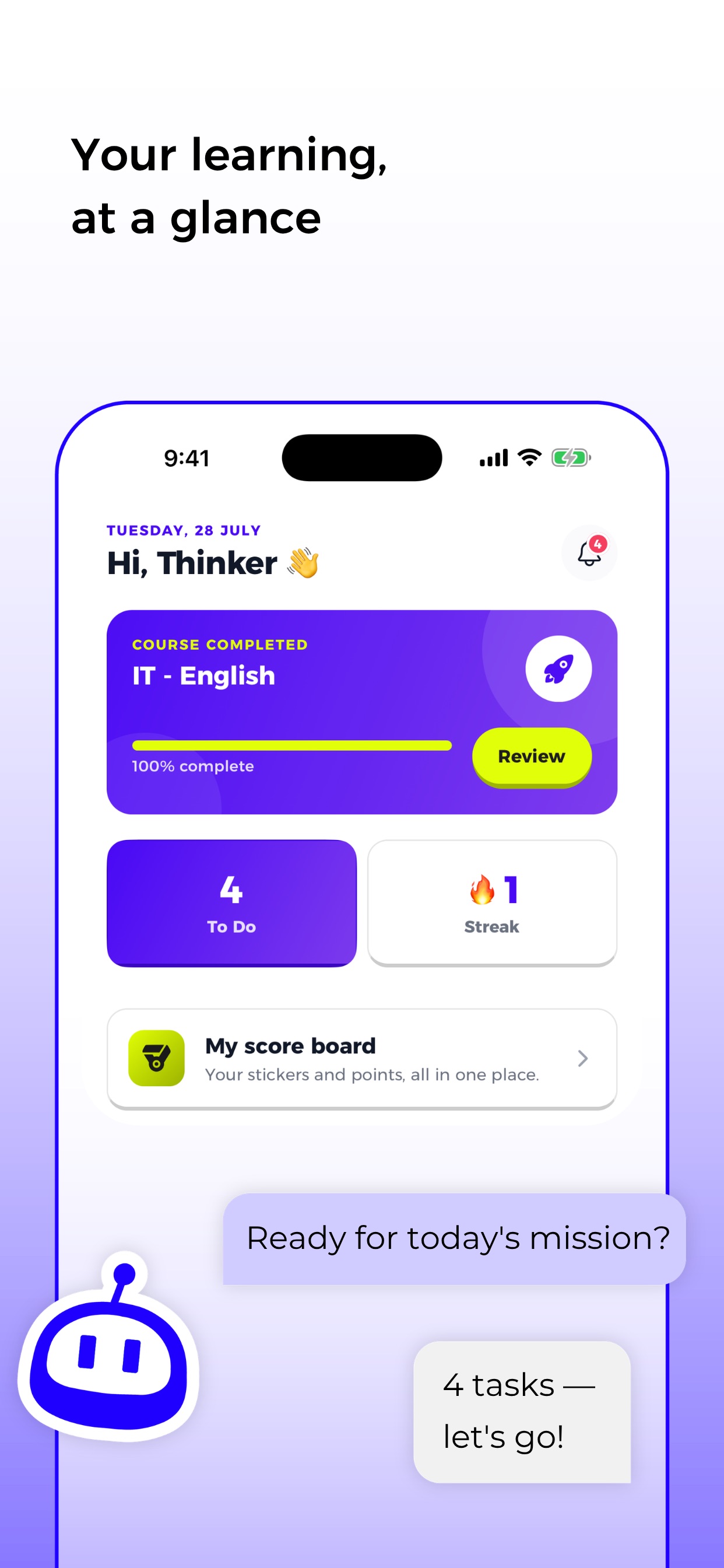 Screenshot 1 of Thinker Portal