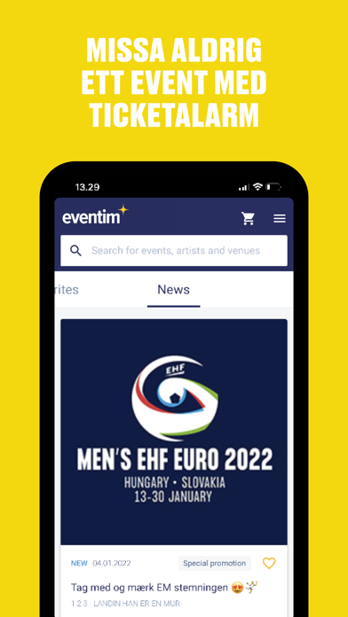 Eventim Sverige Screenshot