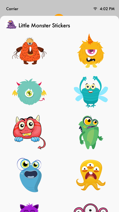 Little Monster Stickers Pack Screenshot