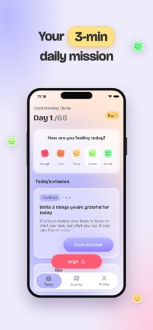 Move On: No contact tracker iPhone screenshot