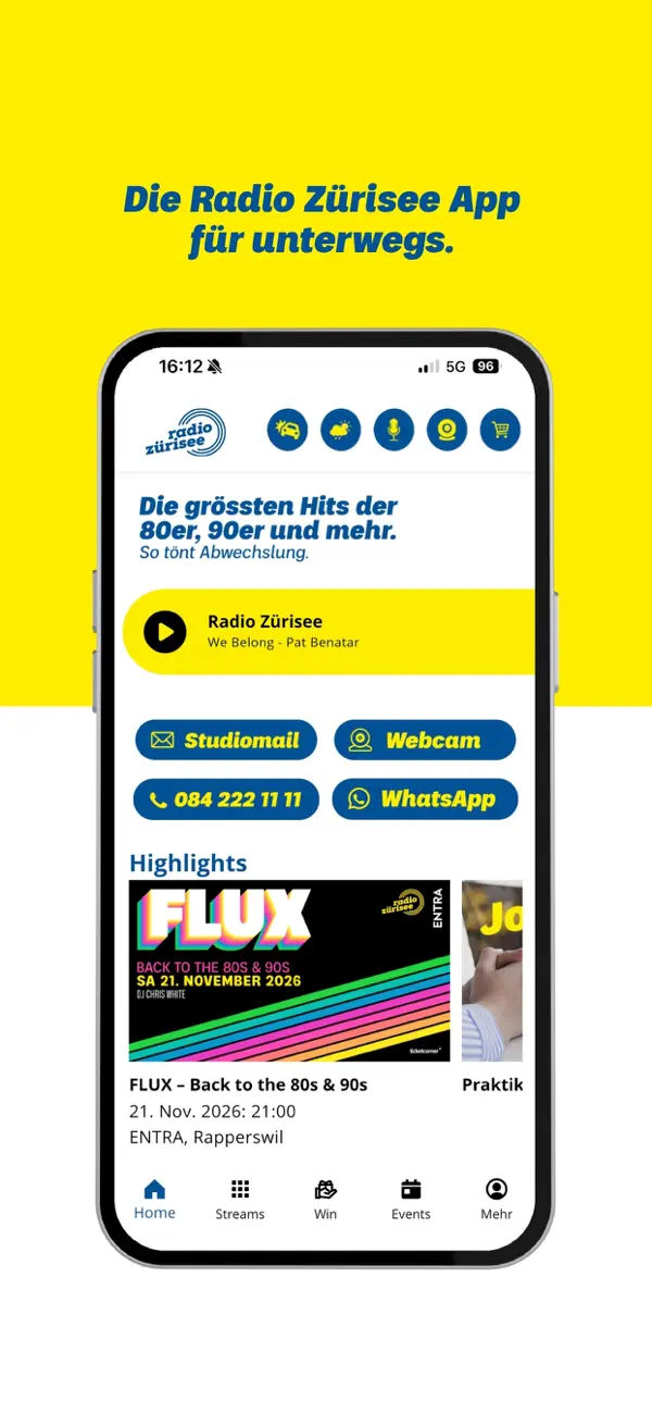Screenshot #1 pour Radio Zürisee