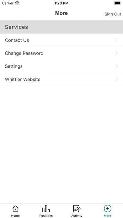 Whittier Trust CA Screenshot