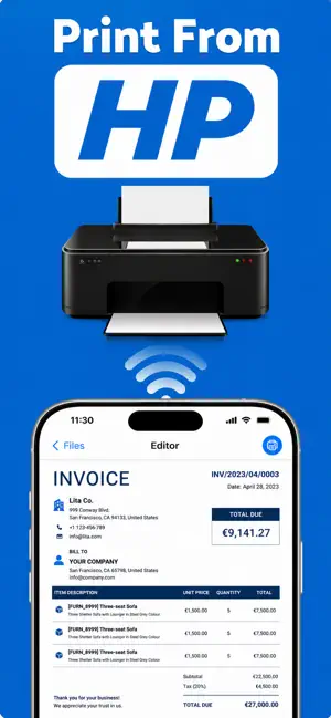 HP Smart Printer App: HPSmart iPhone screenshot 1