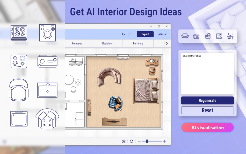 #2. Floor Plan Creator - AI Layout (macOS) Podle: Inspirit AI, LLC