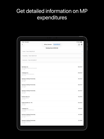epac iPad screenshot