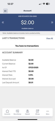 Marion State Bank Mobile app screenshot