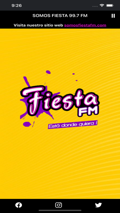 SOMOS FIESTA 99.7 FM Screenshot