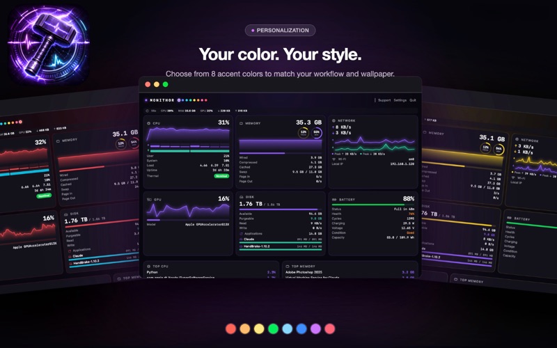 MoniThor screenshot 2