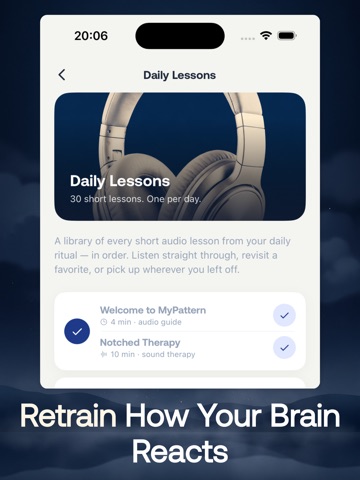 Tinnitus Relief: MyPattern iPad screenshot 7