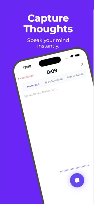 Voice Notes Lab: AI Notes Screenshot 2 of 7
