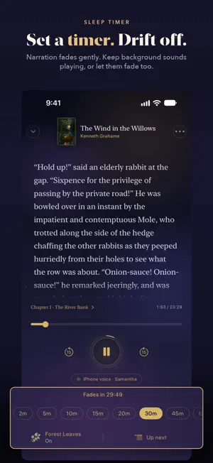Nightshelf: Sleep Stories screenshot 2