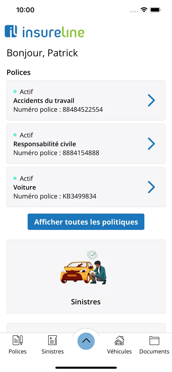Screenshot #2 pour InsureLine Mobile