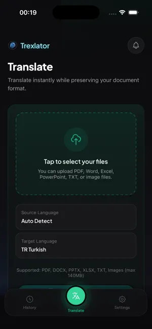 Trexlator: PDF Translator screenshot 4