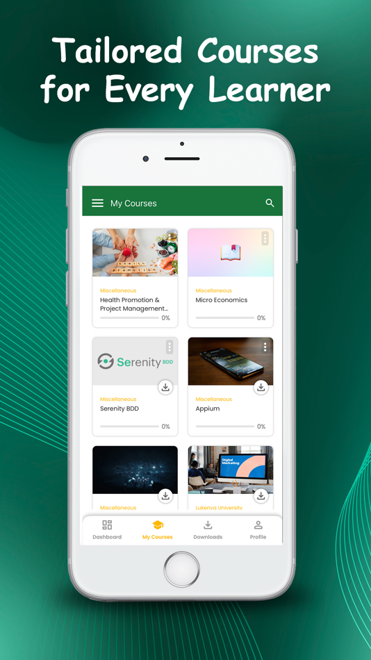 #9. LU E-Learn Mobile (iOS) 由: Melimu Edutech Pvt Ltd