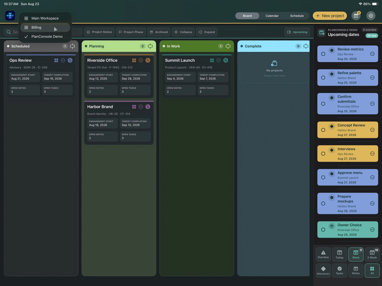 Screenshot 9 of PlanConsole