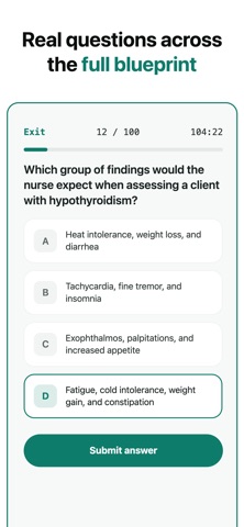 Mumtaz: Gulf Nursing Exam Prep iPhone screenshot