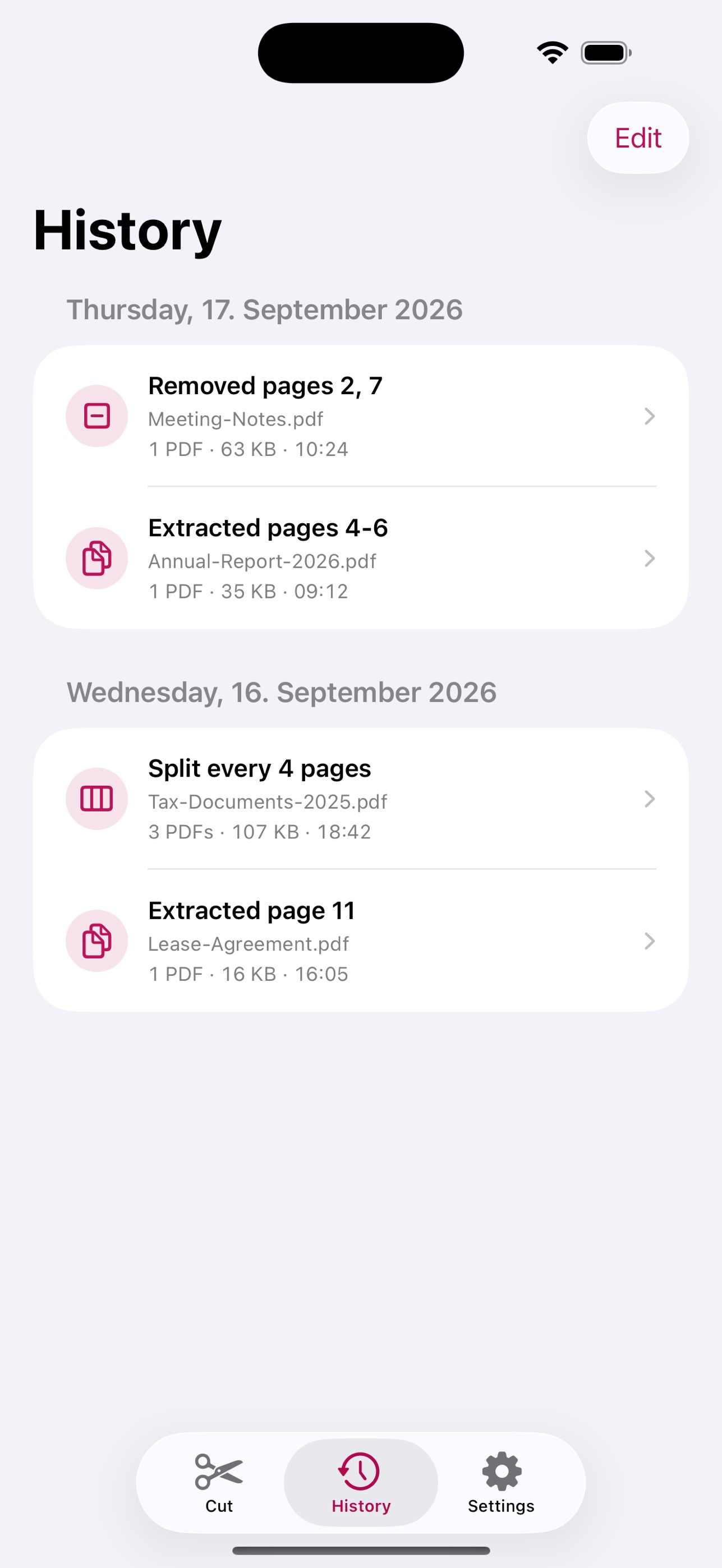 Screenshot 3 of Page Cutter: Split PDF Pages